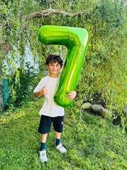 Light Green Number 6 Balloon - 40 Inch Birthday Decoration for Parties | Vibrant 6th Celebration Supplies