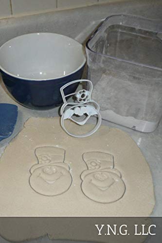 Frosty Themed Snowman Cookie Cutter - 2.5 x 3.75 in, USA Made