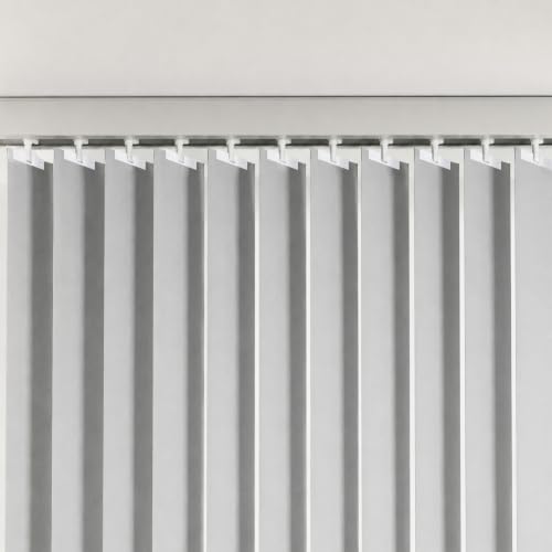 Vertical Blind Repair Clips Kit - 20 White Metal Slats Replacement Parts