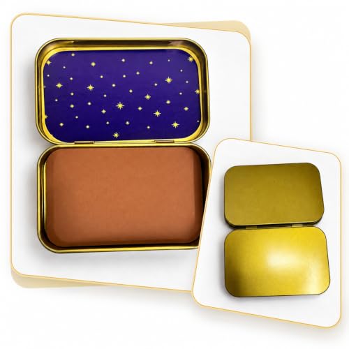 Mini Nativity Scene Set in Tin Box - 5 Pieces Christmas Figures & Keepsake