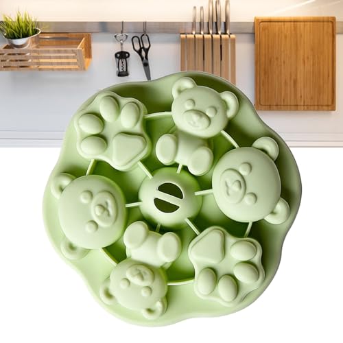 Silicone Bear Mold for Baby Food Ice Cream Jelly Baking and Freezing
