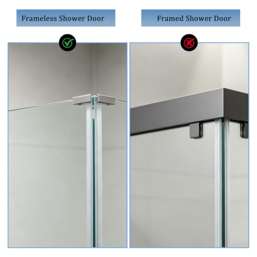 Over-the-Door Shower Hooks Black 7 Inch Stainless Steel No Drill Bathroom Towel Hangers - Variation of THIS listing
