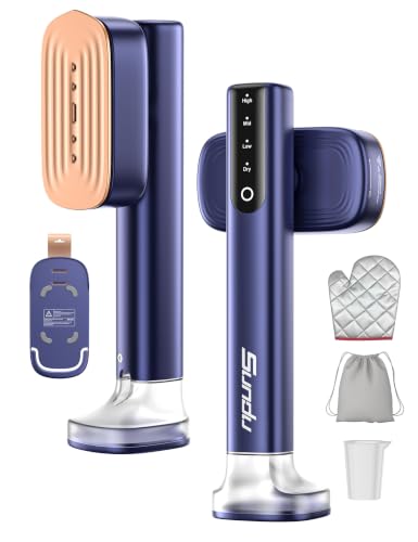 Sundu Travel Steamer for Clothes - Matte Indigo, 35 g/min Quick Wrinkle Removal