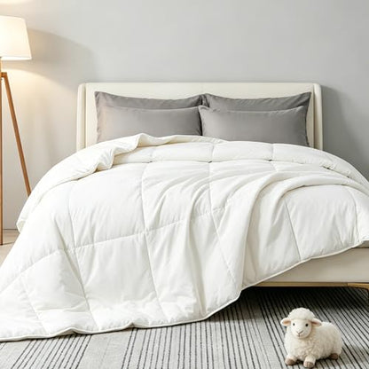 Queen Australian Wool Comforter All Season Breathable Duvet Insert