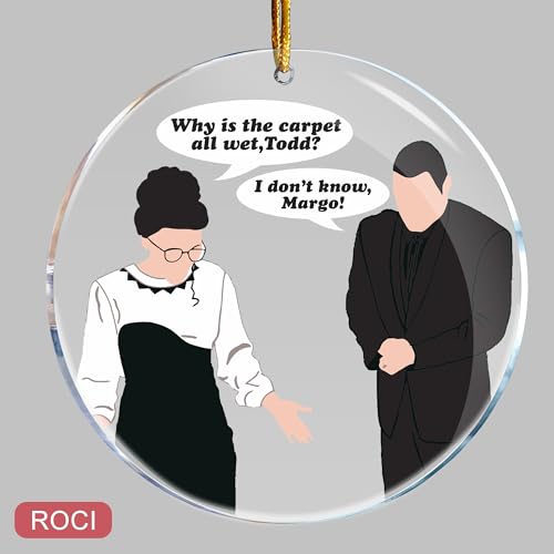 Funny Christmas Ornament - Why Is the Carpet All Wet Todd Margo Gag Gift