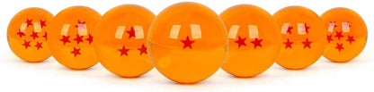 Skiennix Unisex Acrylic Resin Transparent Star Balls | 7-Piece Anime Cosplay Props Set - 43mm Diameter