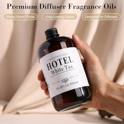 White Tea Essential Oil for Diffuser - 16.9oz Premium Aromatherapy