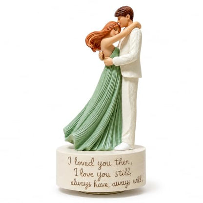 Romantic Couple Music Box with Love Message and Melodic Keepsake - Anniversary Gift