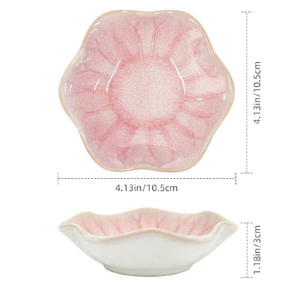 Ceramic Jewelry Dish with Lotus Leaf Design - Ring, Earring & Necklace Holder