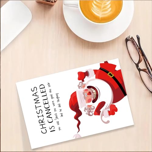 Funny Christmas Greeting Card for Friends and Family - Style D