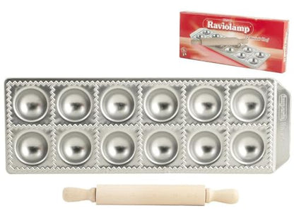 CucinaPro 127-06 Raviolamp Pasta Molds, 6-Pierogi