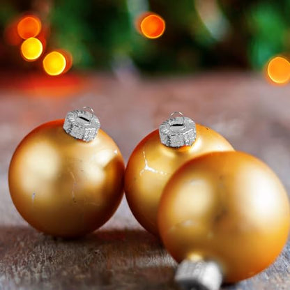 100pcs Silver Christmas Ornament Caps, Round Hanger Supports for Decorations