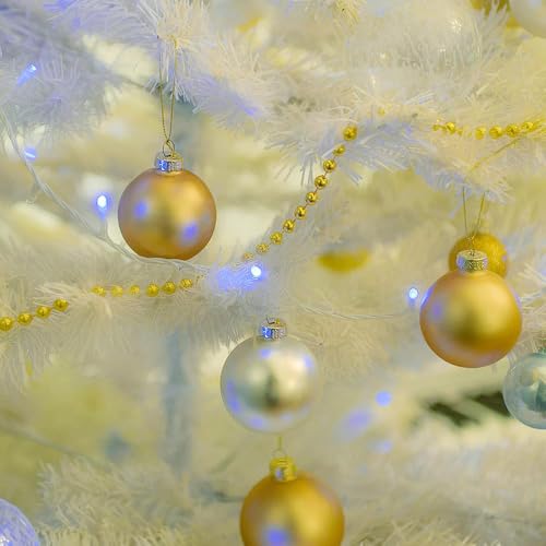 Silver 5/8 Inch Christmas Ornament Caps - 100 Pack Replacement Metal Hangers