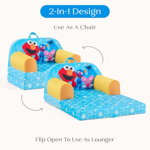 Sesame Street 2-in-1 Flip-Out Toddler Chair Kids Couch & Sofa - Variation of THIS listing