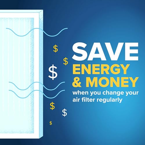 Filtrete 20x20x1 AC Furnace Air Filter, MERV 11, MPR 1000, Micro Allergen Defense, 3-Month Pleated 1-Inch Electrostatic Air Cleaning Filter, 6 Pack (Actual Size 19.69 x 19.69 x 0.81 in)