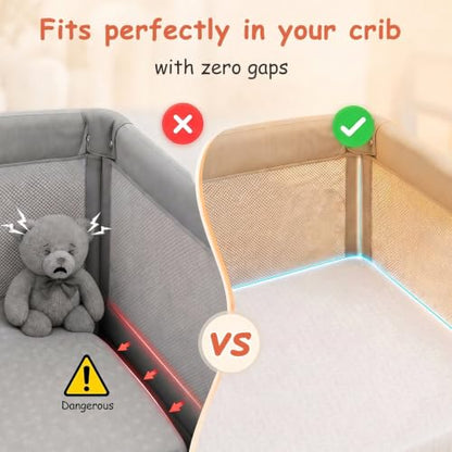 Baby Pack and Play Mattress 38x26 Waterproof Breathable Foam with Washable Cover