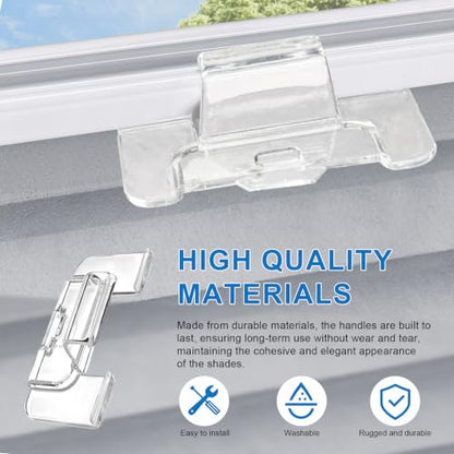 Cordless Shade Handle for Honeycomb Cellular & Pleated Shades - 3/4"