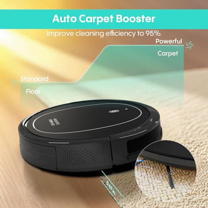 Robot Vacuum and Mop Combo with 5000Pa Suction, Self-Charging, App & Alexa Control