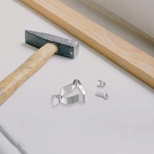 Stainless Steel Window Well Cover Clips - Heavy Duty Spring Clamp Set for Windows