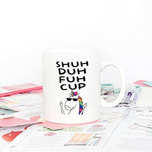 Funny Unicorn Coffee Mug - Sarcastic Adult Humor Gift - 11 oz Ceramic Cup