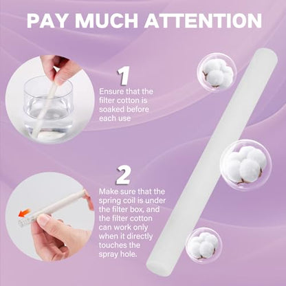 Mini White Humidifier 200ml for Bedroom, Home, Plants - Portable & Quiet
