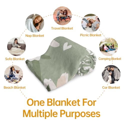 Green You Are Awesome Blanket for Women - Inspirational Gift