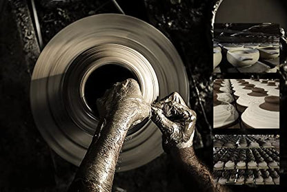 Dolsot Korean Stone Bowl Clay Pot for Cooking - Large 34oz, Includes Lid