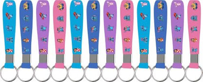 86Pcs Cartoon Birthday Party Decorations Set Including Bracelets Pins Stickers
