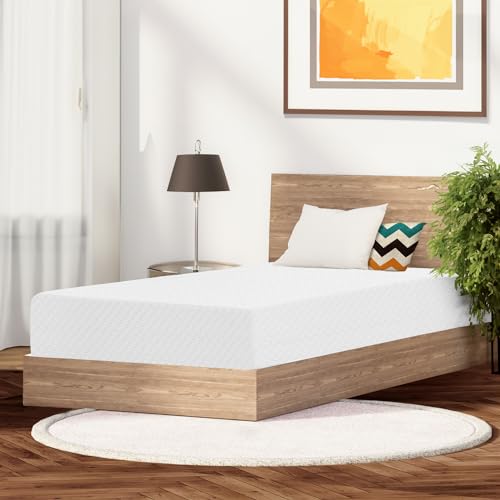 Neo Sleep 12 Inch Twin XL Cooling Gel Memory Foam Mattress for Cool Sleep Medium Firm Pressure Relieving CertiPUR-US Certified Foam, Mattress in a Box Fiberglass Free (Twin XL, 12 in)