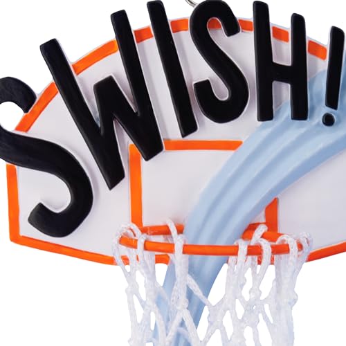 Basketball Christmas Ornament - Swish Action Design, Hallmark
