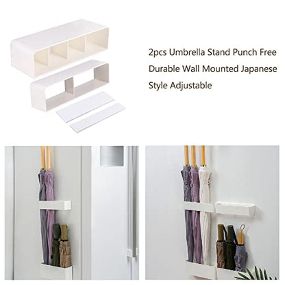 Wall Mount Umbrella Holder No Drill Adhesive Storage Stand