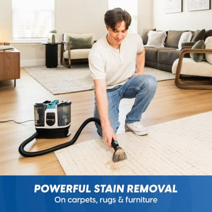 Mini Portable Carpet & Upholstery Spot Cleaner Machine - Denim Variant
