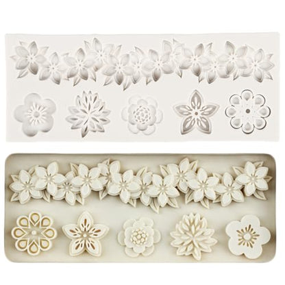 Flower Lace Silicone Mold for Cake Decorating - Style A