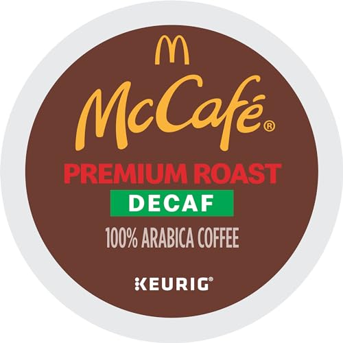McCafe Premium Roast Decaf, Keurig Single Serve K-Cup Pods, Medium Roast Coffee Pods, 48 Count