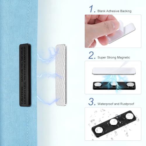 Heavy Duty Magnetic Curtain Weights Outdoor 20-Pack - Windproof Fabric Anchors