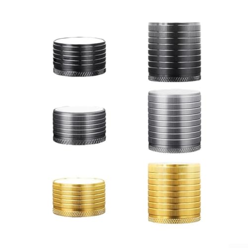 Adjustable Bed Risers 3-8 Inch Stackable Furniture Lifters - Black 43mm