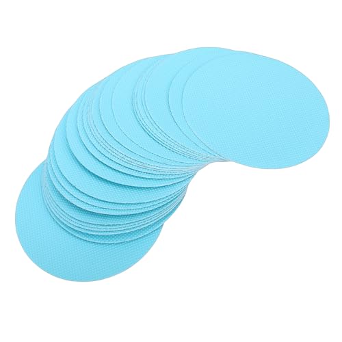 Non Slip Shower Stickers for Bathtub - 24 Pack, Blue Safety Decals