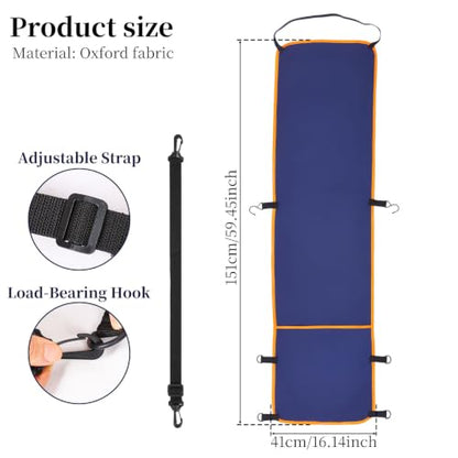 Travel Foot Hammock Adjustable Folding Airplane Footrest Sling