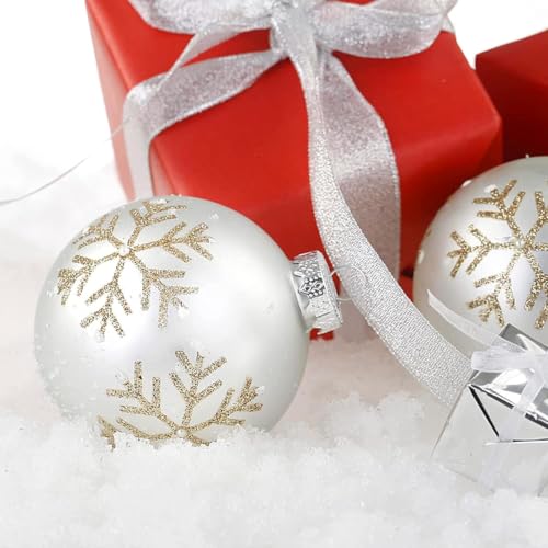 Silver 5/8 Inch Christmas Ornament Caps - 100 Pack Replacement Metal Hangers