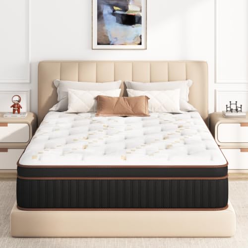 Twin Hybrid Mattress 10 Inch in a Box - Medium Firm, Luxury Support