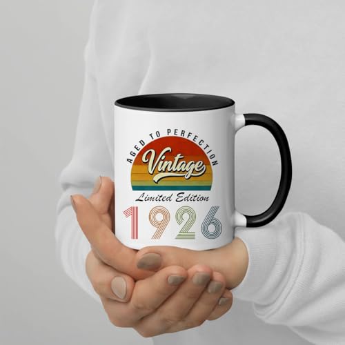 Vintage 1926 Ceramic Coffee Mug 11oz - 100th Birthday Gift for Men Women