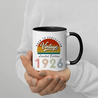 Vintage 1926 Ceramic Coffee Mug 11oz - 100th Birthday Gift for Men Women