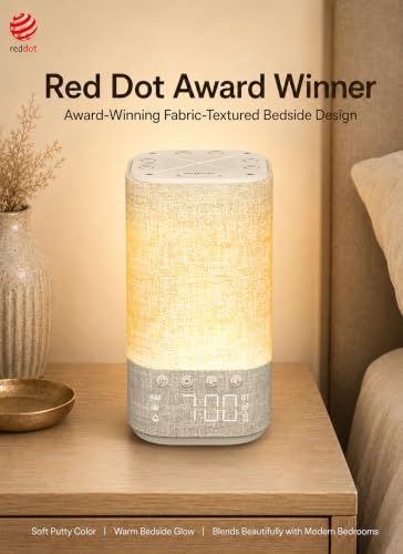 Sunrise Alarm Clock with Sound Machine and Bluetooth for Bedroom