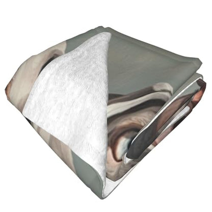 Weimaraner Dog Blanket Gift for Women Kids - Cozy Flannel Throw 60x80 in - Puppy Lover Decor