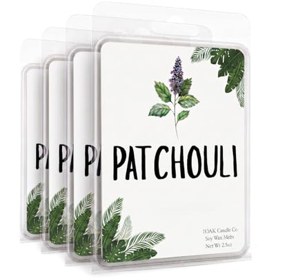 Patchouli Scented Wax Melts - 10oz 24 Cubes Home Fragrance Set