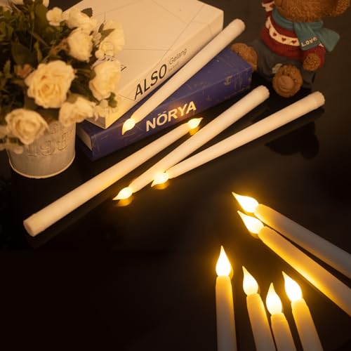 48pcs Flameless LED Taper Candles Bulk Battery Operated for Christmas Halloween Wedding