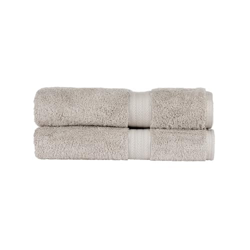 Christy Renaissance 2-Piece Bath Towel Set - Dove Gray - 100% Egyptian Cotton