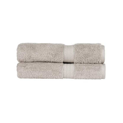 Christy Renaissance 2-Piece Bath Towel Set - Dove Gray - 100% Egyptian Cotton