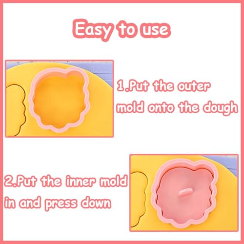 Mini Christmas Cookie Cutters Set - Xmas Theme Design with 4 Variations - Lutoku