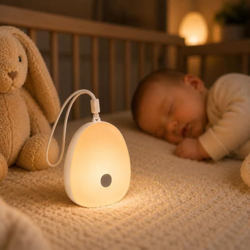Egg Light for Breastfeeding Baby Night Light - White / 1